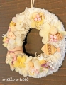 sakura fish spring wreath