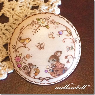 rabbit&squrrel_flowerwreath_present_brooch